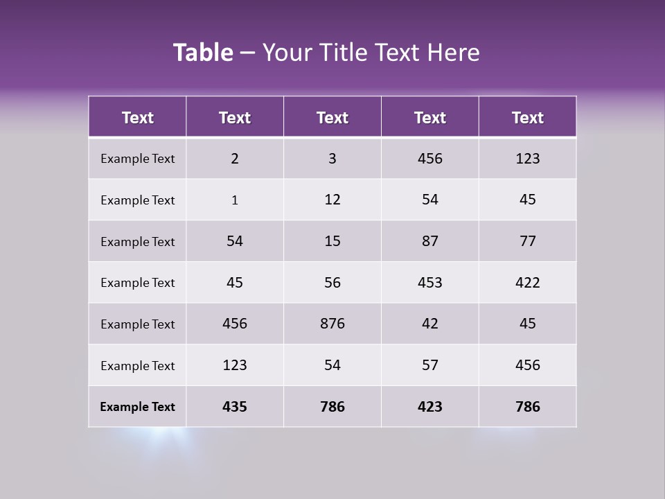 Glowing Four Beam PowerPoint Template