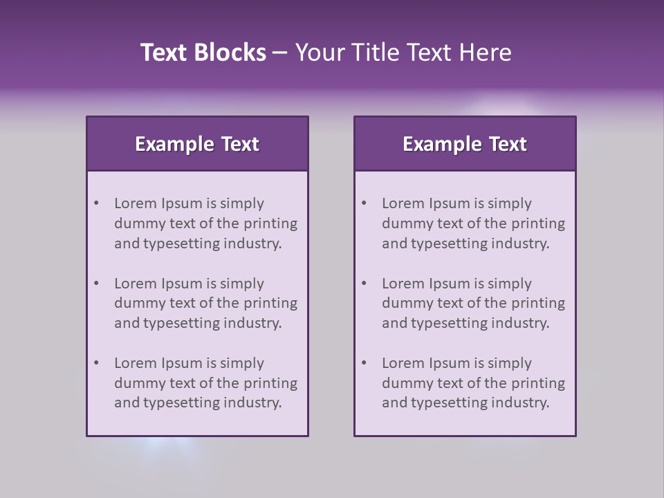 Glowing Four Beam PowerPoint Template