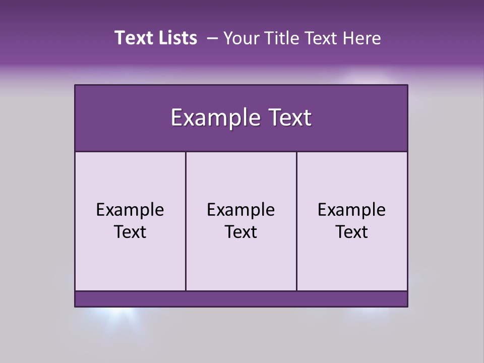 Glowing Four Beam PowerPoint Template