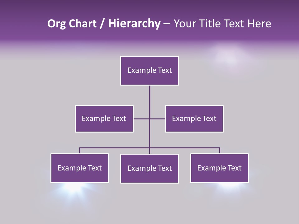 Glowing Four Beam PowerPoint Template