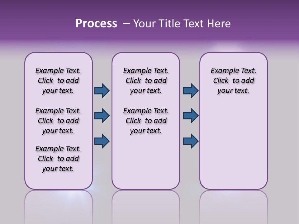 Glowing Four Beam PowerPoint Template