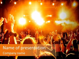 Discotheque Celebration Sound PowerPoint Template