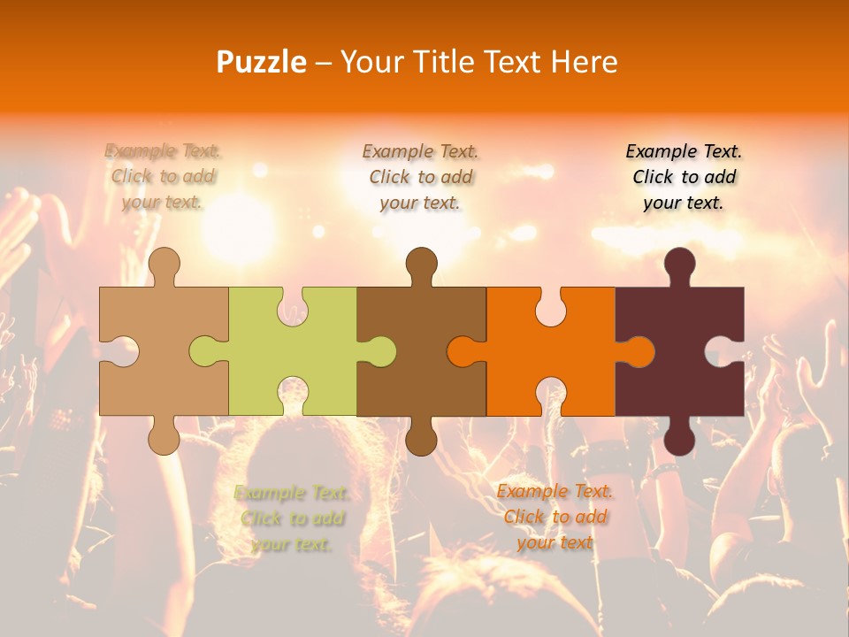 Discotheque Celebration Sound PowerPoint Template