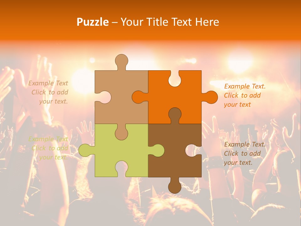 Discotheque Celebration Sound PowerPoint Template