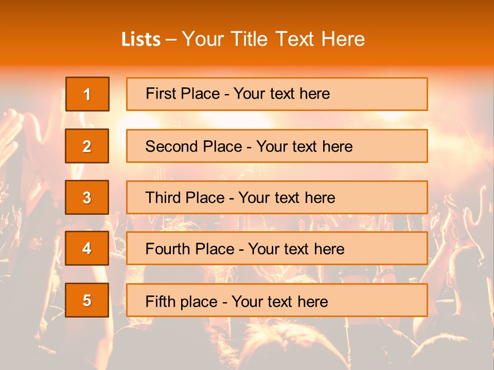 Discotheque Celebration Sound PowerPoint Template