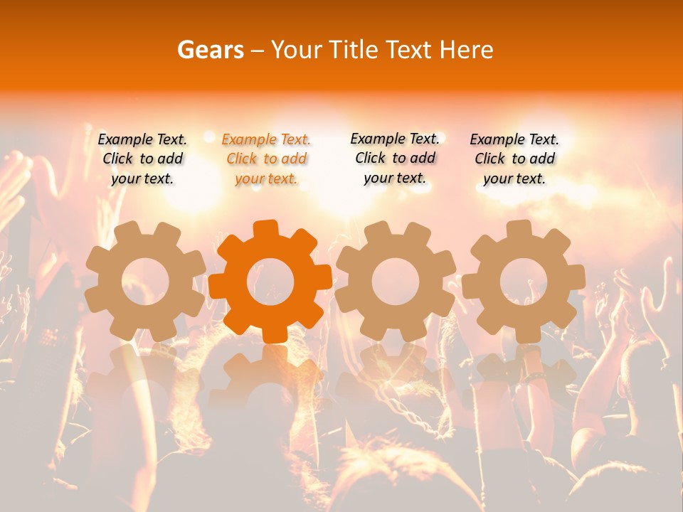 Discotheque Celebration Sound PowerPoint Template