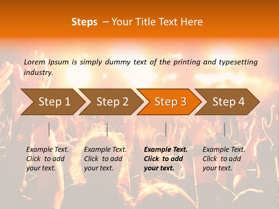 Discotheque Celebration Sound PowerPoint Template