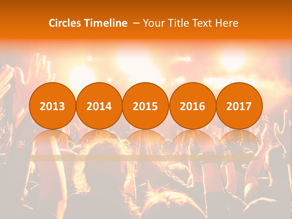 Discotheque Celebration Sound PowerPoint Template