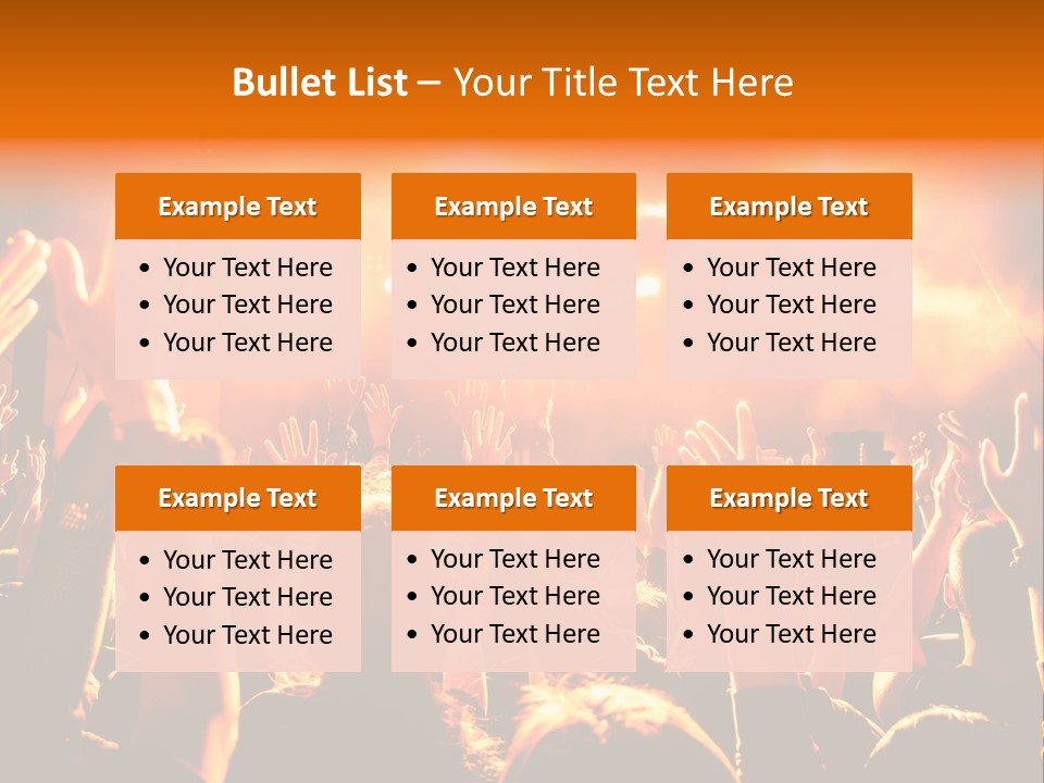 Discotheque Celebration Sound PowerPoint Template