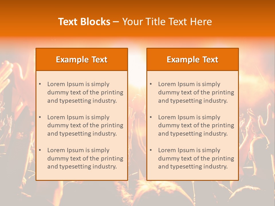 Discotheque Celebration Sound PowerPoint Template