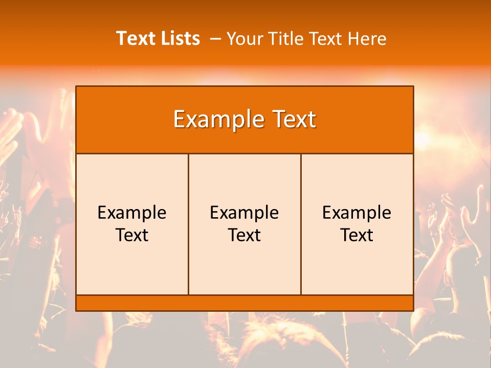 Discotheque Celebration Sound PowerPoint Template