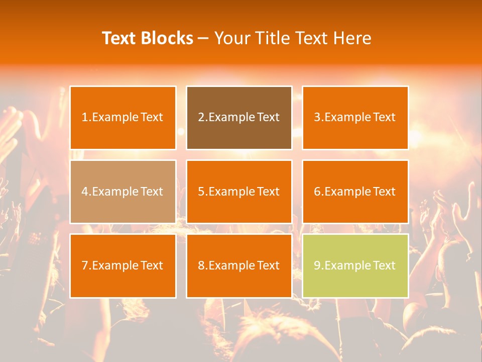 Discotheque Celebration Sound PowerPoint Template