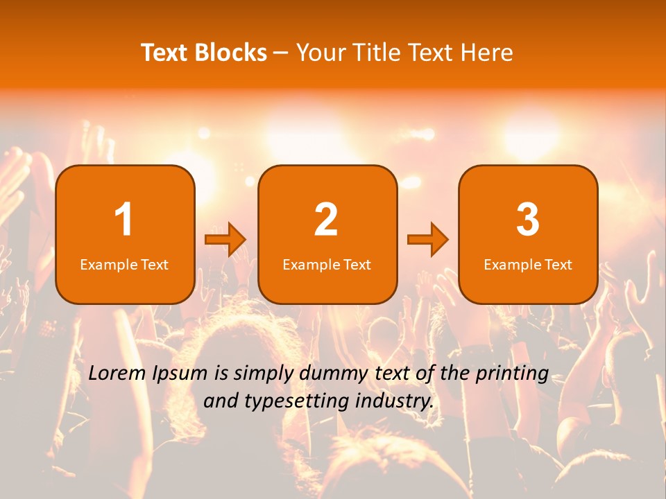 Discotheque Celebration Sound PowerPoint Template