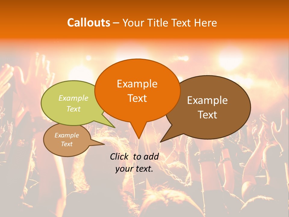 Discotheque Celebration Sound PowerPoint Template