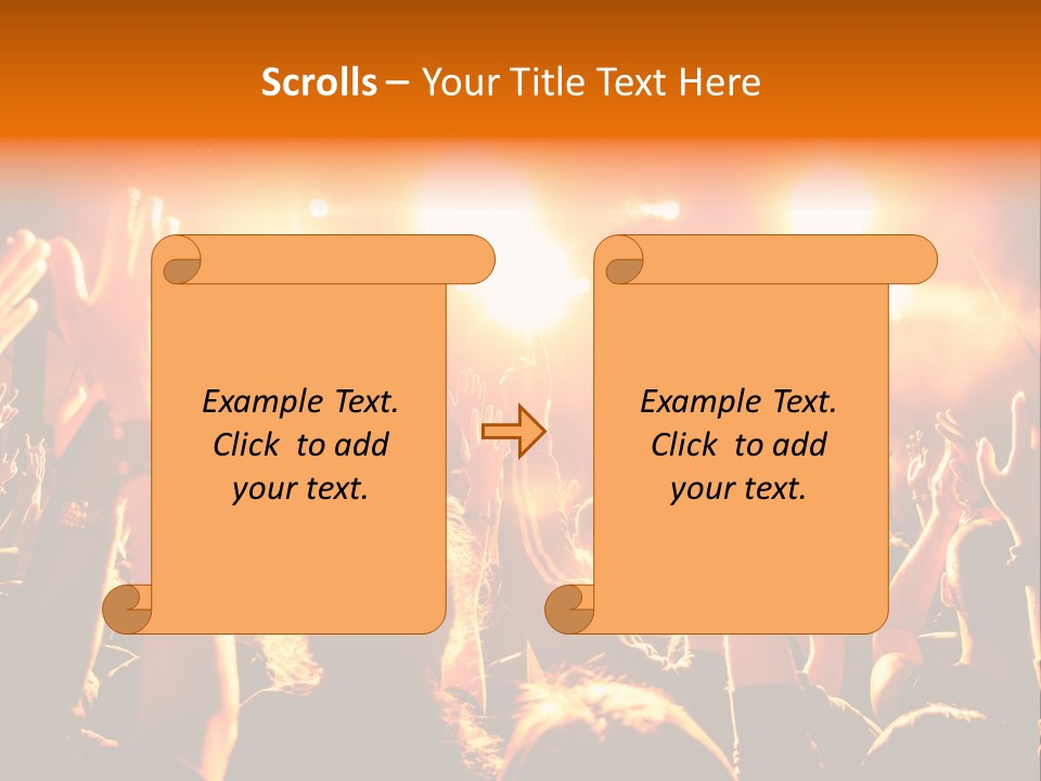 Discotheque Celebration Sound PowerPoint Template