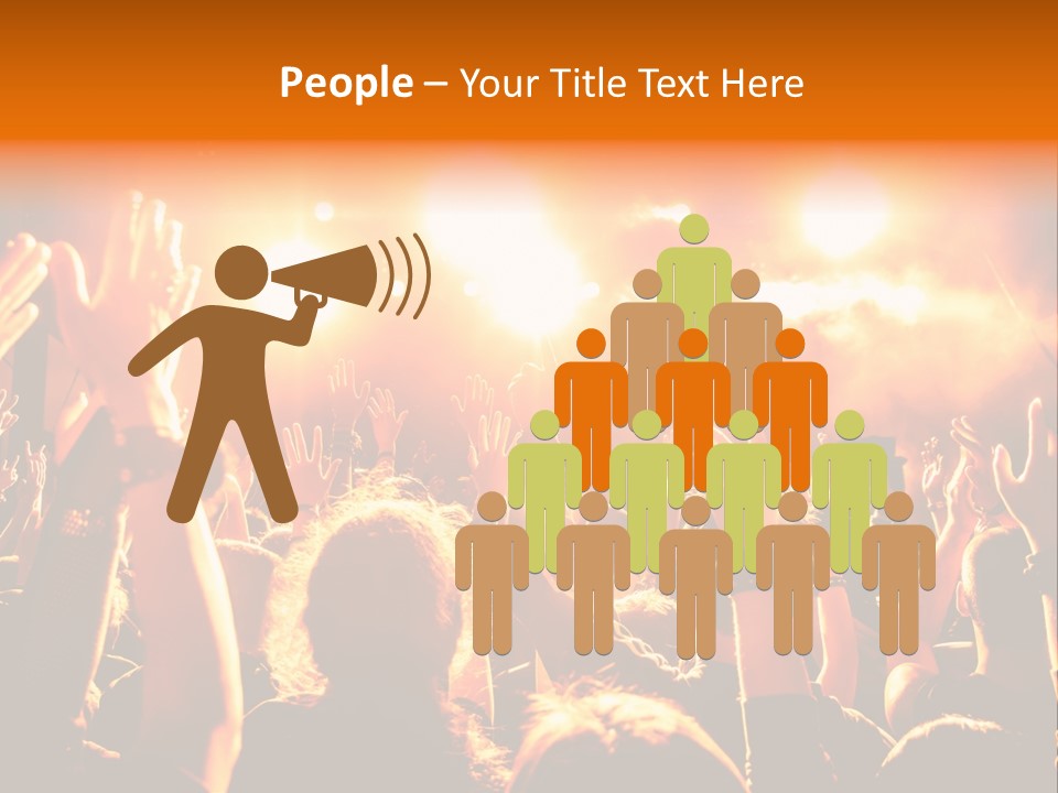 Discotheque Celebration Sound PowerPoint Template