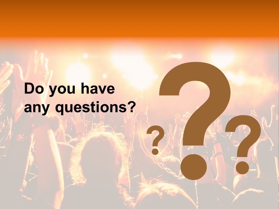 Discotheque Celebration Sound PowerPoint Template