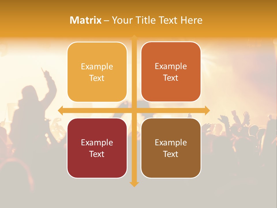 Fan Discotheque People PowerPoint Template