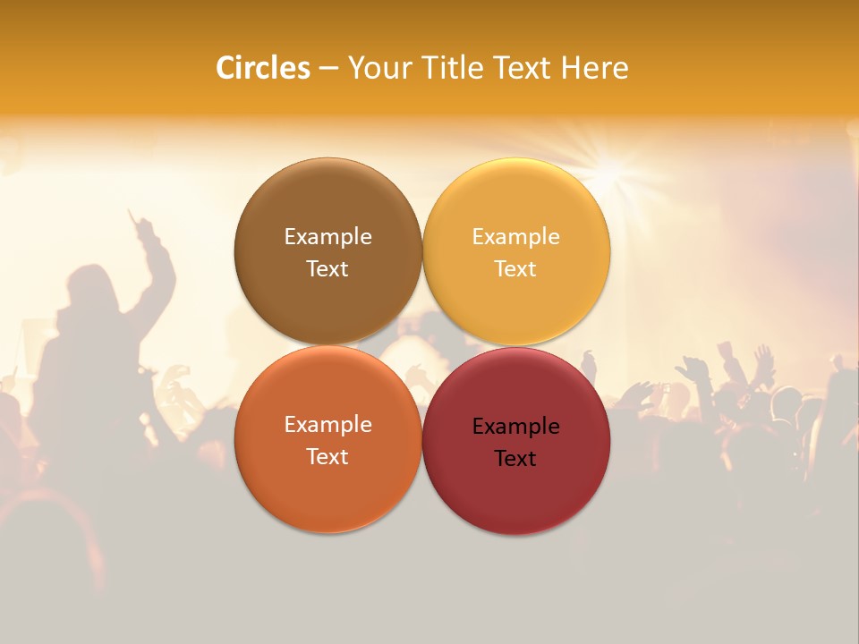 Fan Discotheque People PowerPoint Template