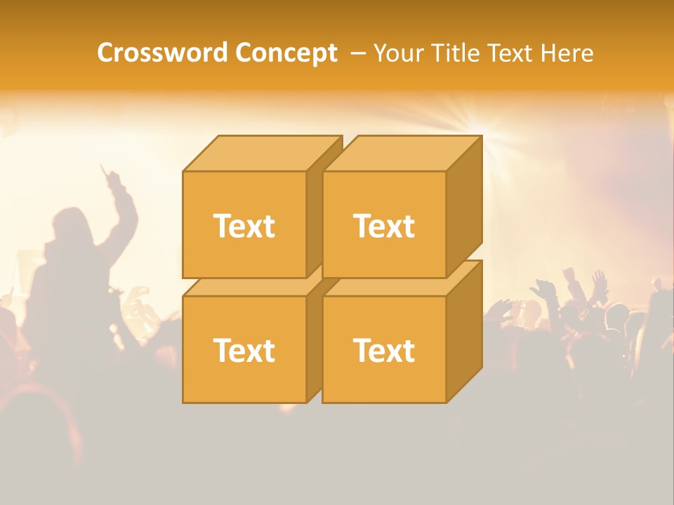 Fan Discotheque People PowerPoint Template