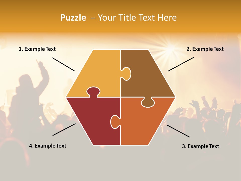 Fan Discotheque People PowerPoint Template