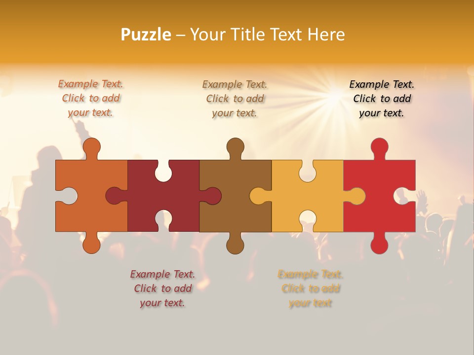 Fan Discotheque People PowerPoint Template