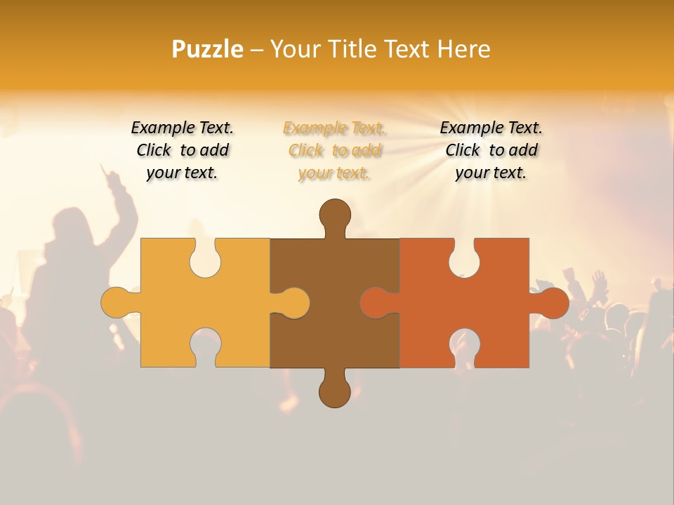 Fan Discotheque People PowerPoint Template