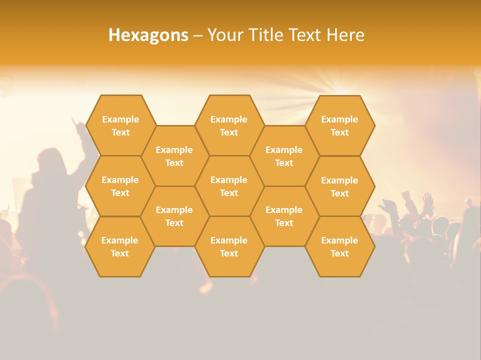 Fan Discotheque People PowerPoint Template