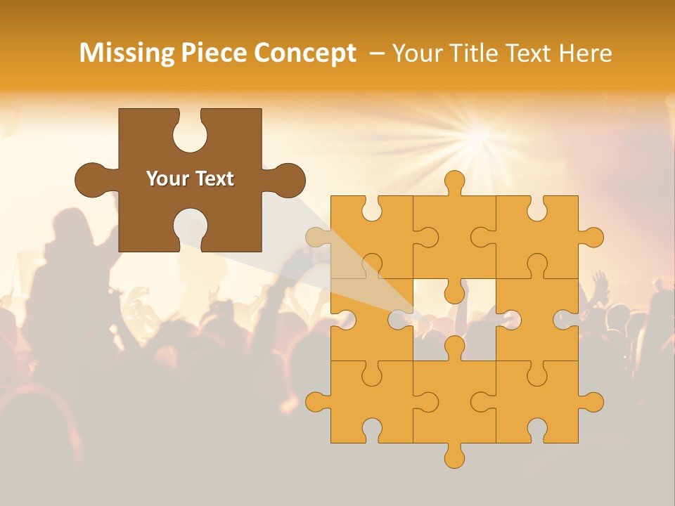 Fan Discotheque People PowerPoint Template