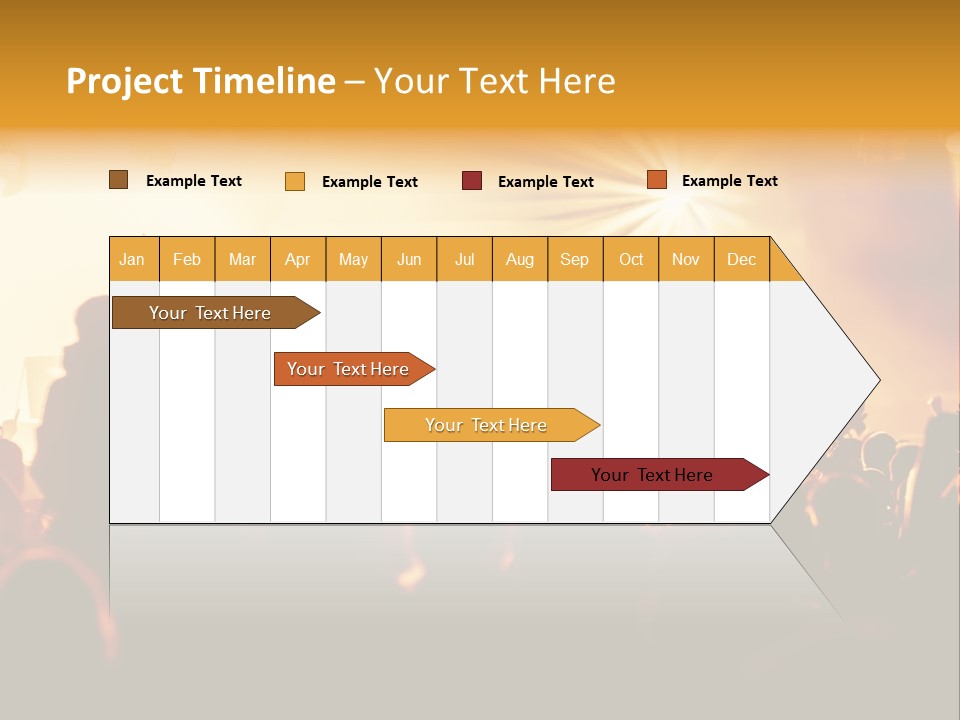 Fan Discotheque People PowerPoint Template