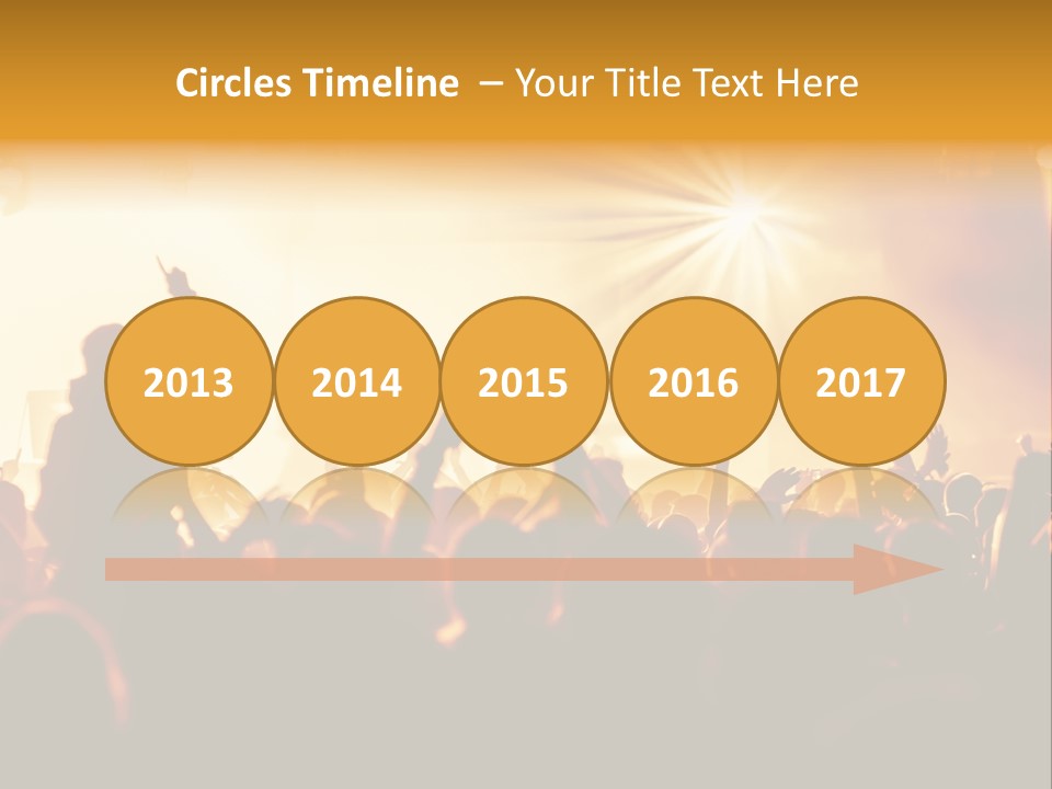 Fan Discotheque People PowerPoint Template