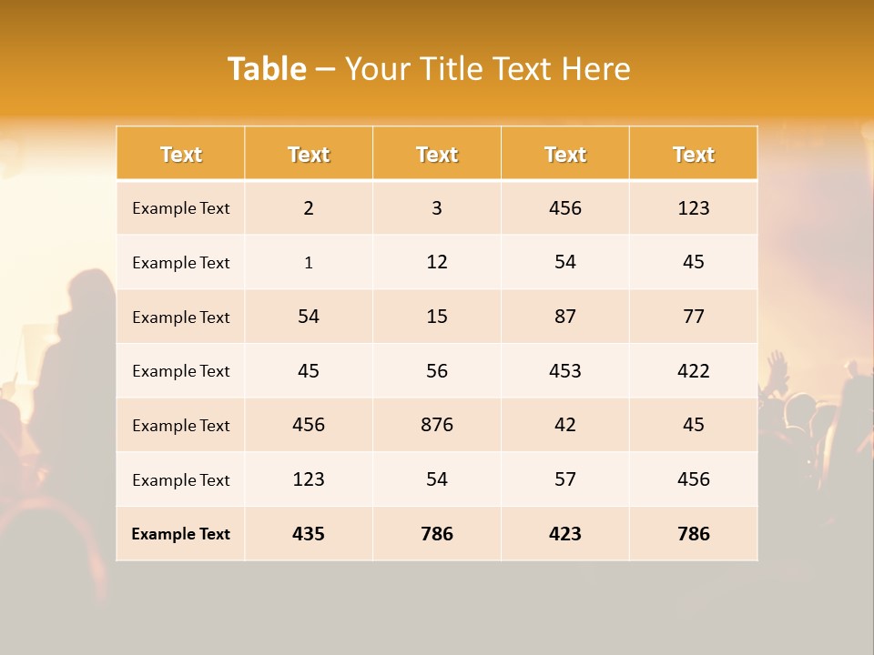 Fan Discotheque People PowerPoint Template