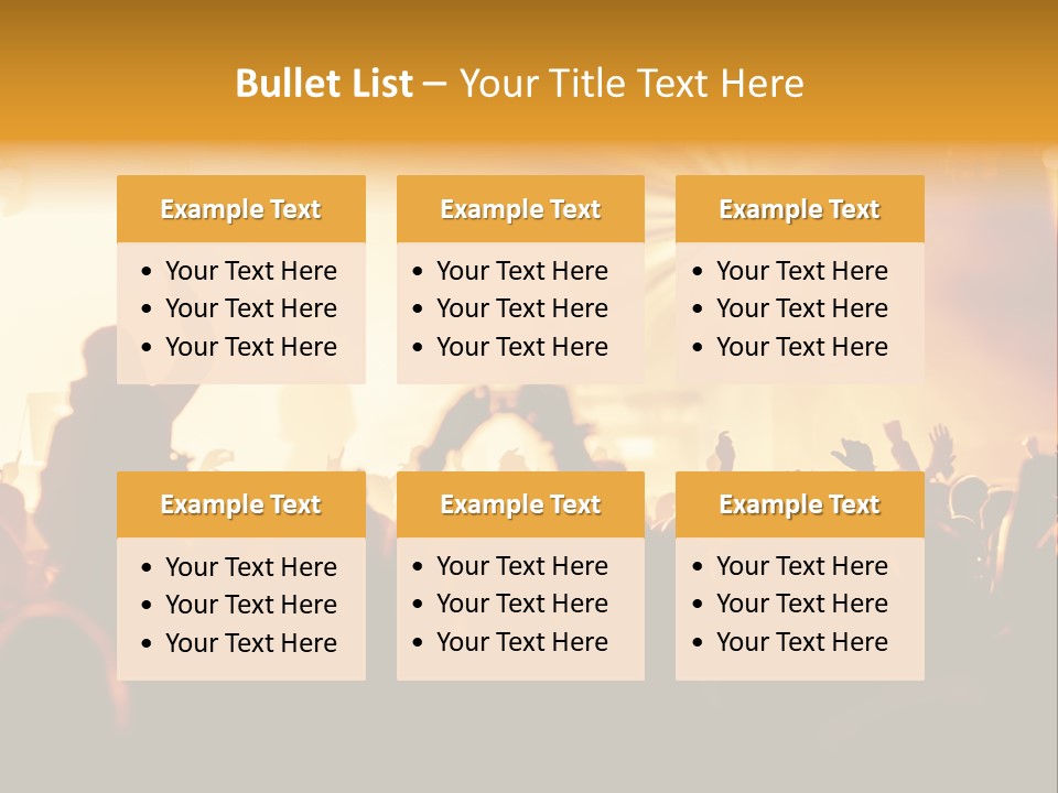 Fan Discotheque People PowerPoint Template