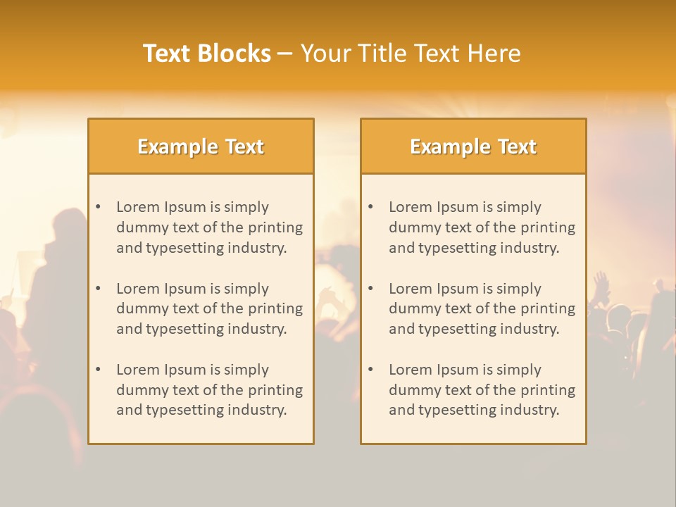 Fan Discotheque People PowerPoint Template