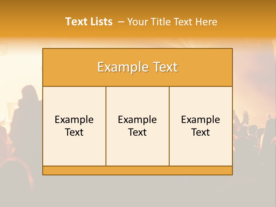 Fan Discotheque People PowerPoint Template