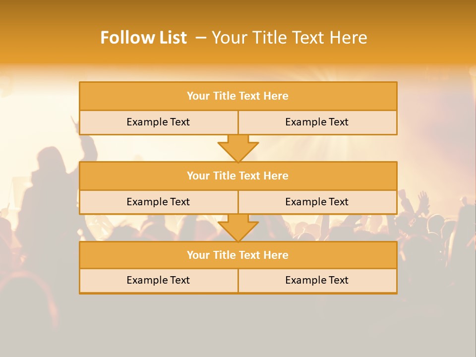 Fan Discotheque People PowerPoint Template