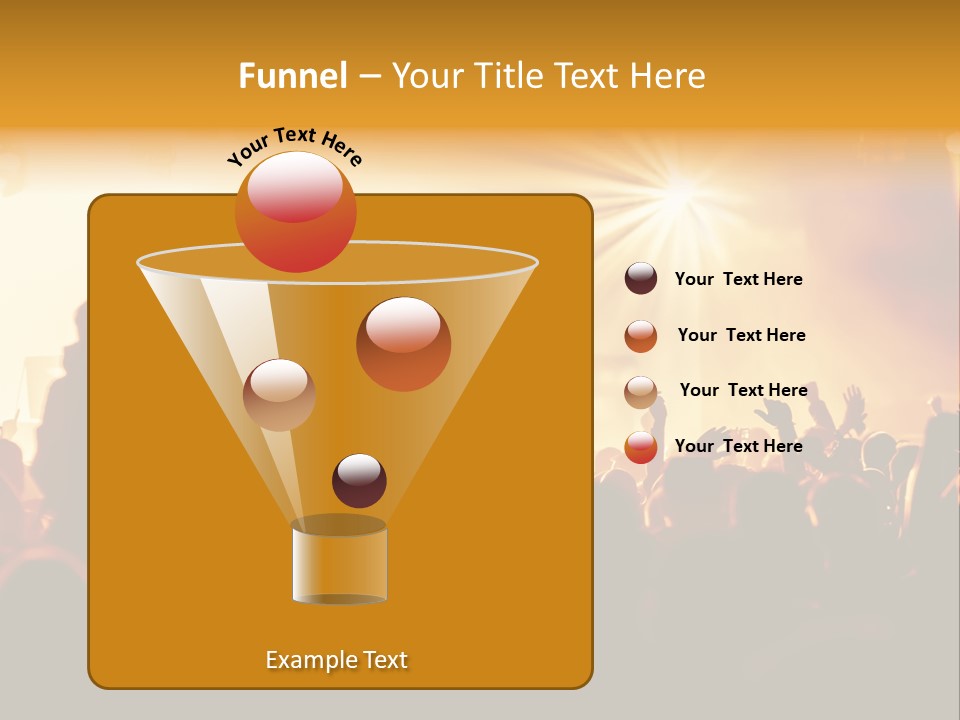 Fan Discotheque People PowerPoint Template