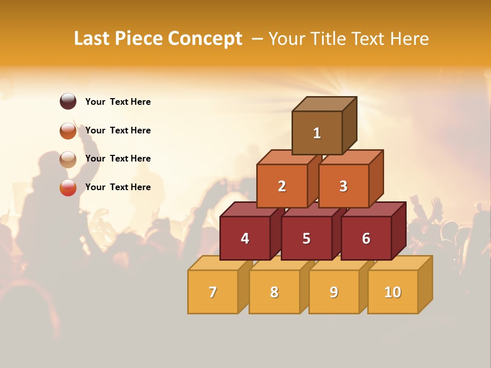 Fan Discotheque People PowerPoint Template