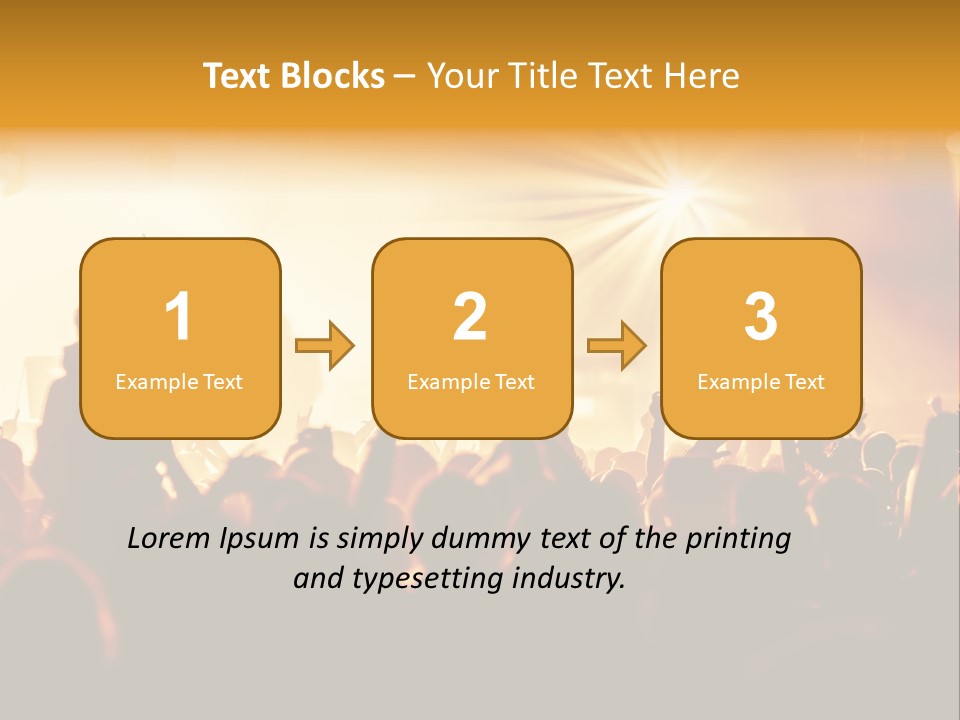 Fan Discotheque People PowerPoint Template