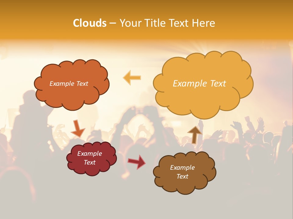 Fan Discotheque People PowerPoint Template