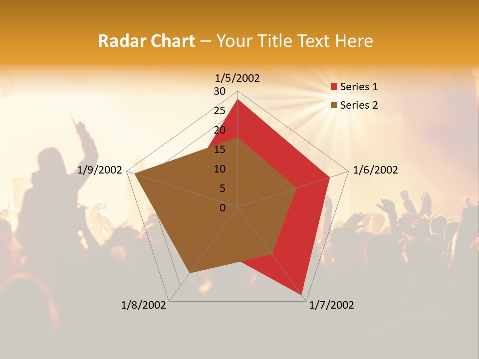 Fan Discotheque People PowerPoint Template