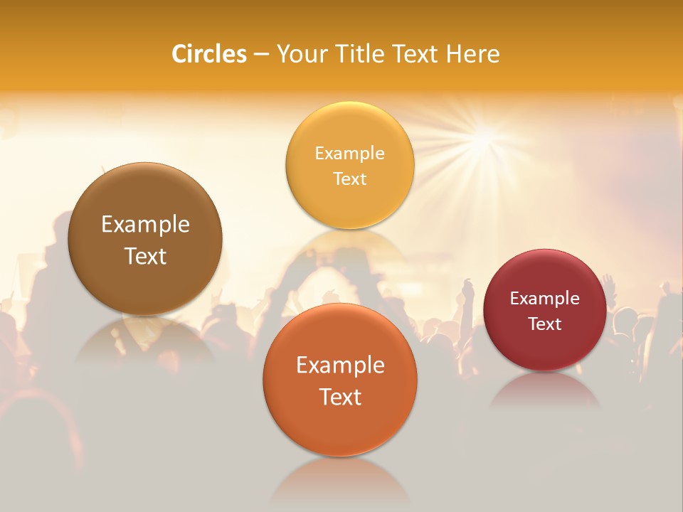 Fan Discotheque People PowerPoint Template