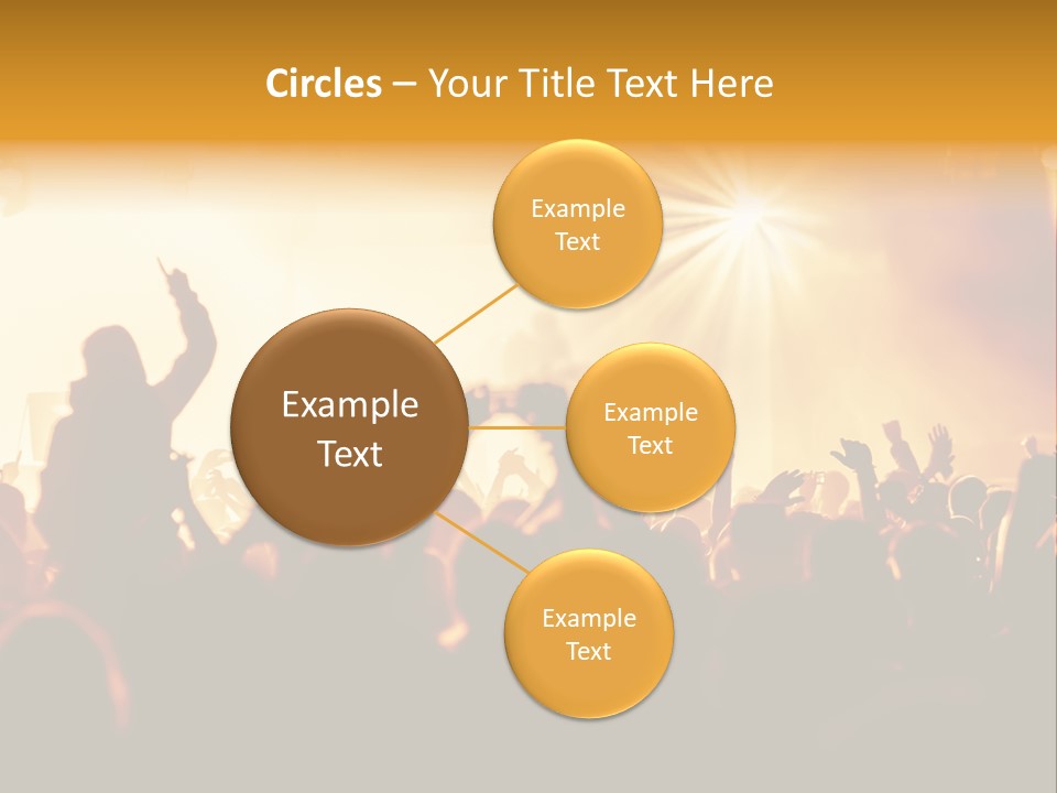 Fan Discotheque People PowerPoint Template