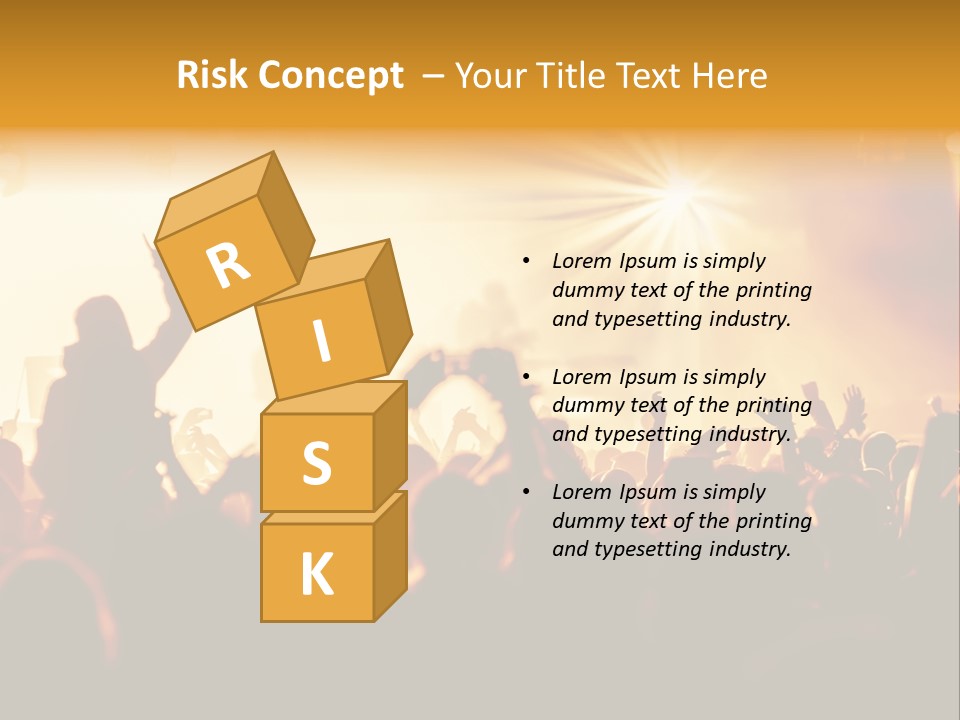 Fan Discotheque People PowerPoint Template