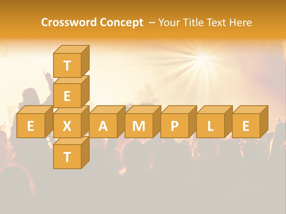 Fan Discotheque People PowerPoint Template