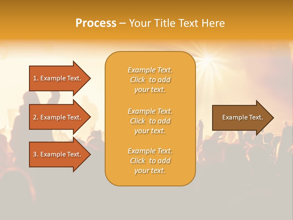 Fan Discotheque People PowerPoint Template