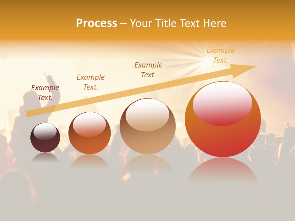 Fan Discotheque People PowerPoint Template