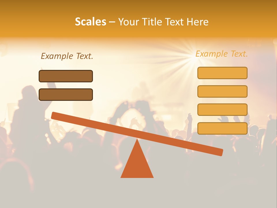 Fan Discotheque People PowerPoint Template