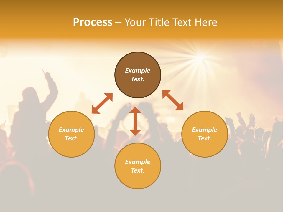 Fan Discotheque People PowerPoint Template