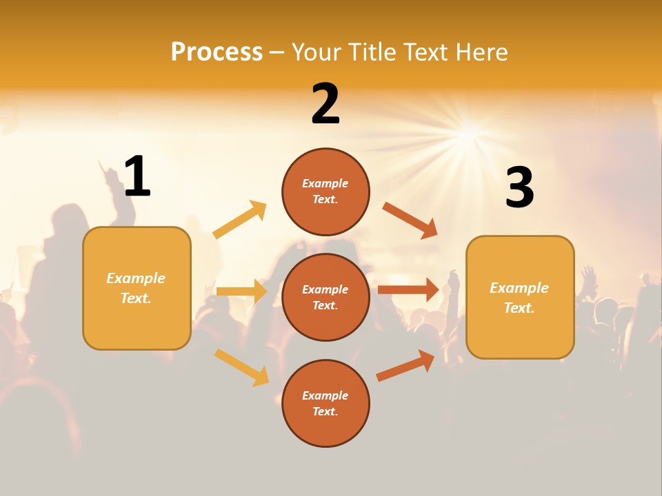 Fan Discotheque People PowerPoint Template